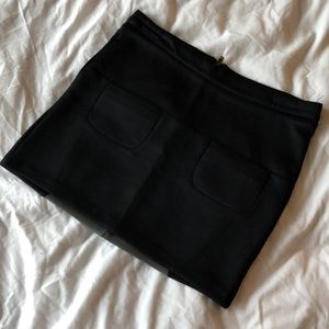 Black and grey skirt